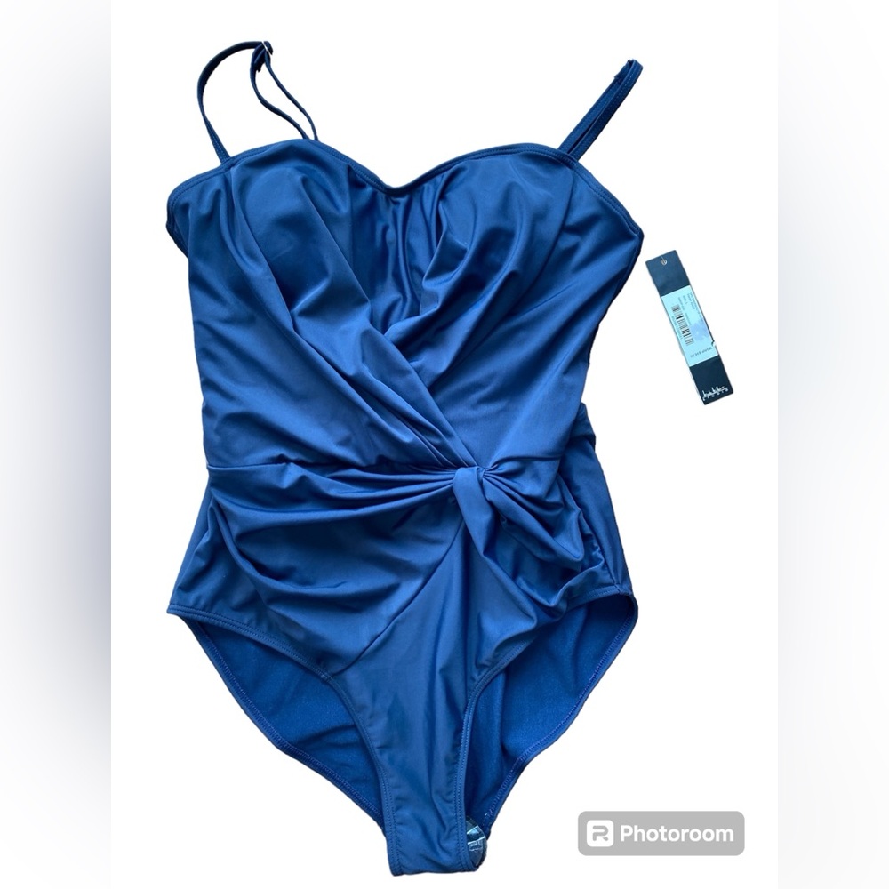 Nicole Miller Blue One-Piece Swimsuit
